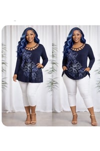 Image 1 of Large Dana Buchman top #573*8 (Gently Used)