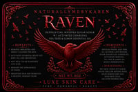 Image 1 of “RAVEN“ Detoxifying Whipped Sugar Scrub w/ Activated Charcoal, Tea Tree & Lemon Essential Oil 