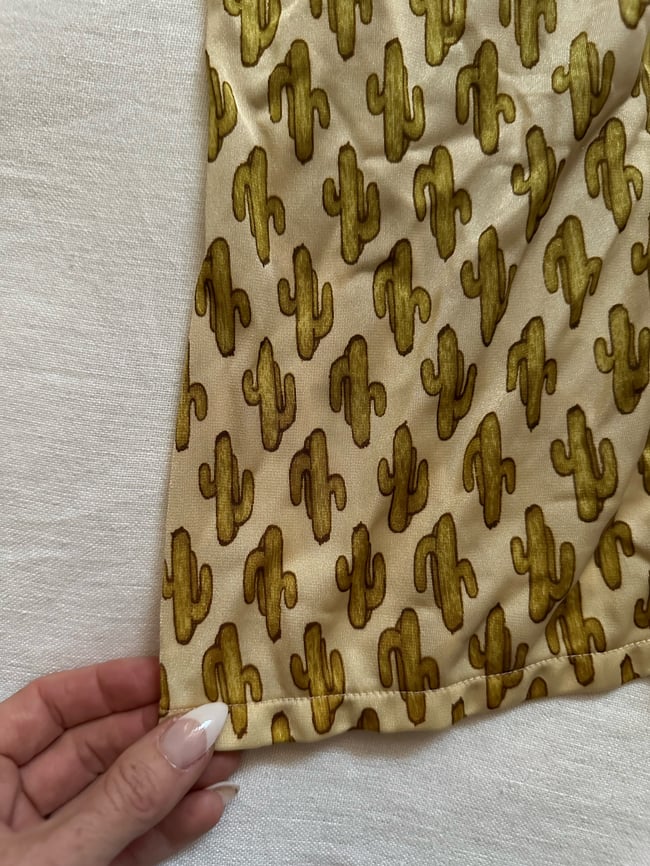 70s saguaro cactus blouse