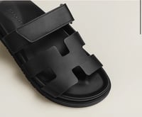 Image 1 of H Chypre Sandals - Black