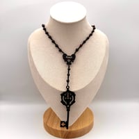 Image 2 of Red Jasper Skeleton Key Necklace