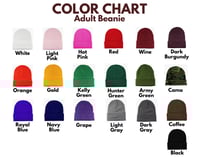 Image 4 of Senior 2025 Beanie / Custom Colors