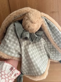 Image 3 of DOUDOU CARRÉ VICHY VERT SAUGE 