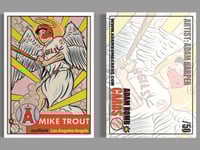Image 3 of Mike Trout Angel In the Outfield (limited to 50) trading card 