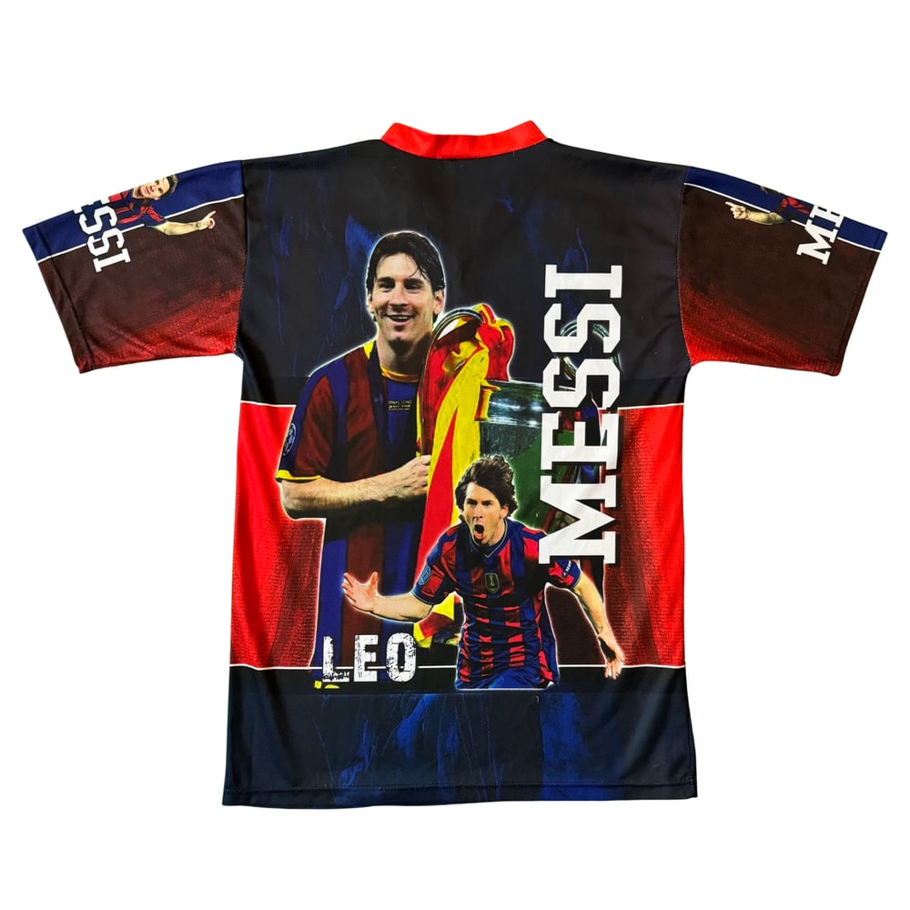 Image of Classic Messi Bootleg Football Fan Shirt 
