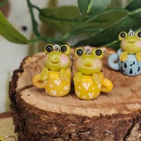 Image 5 of Kolczyki - Żabulinki w kubku 🐸✨