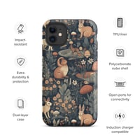 Image 3 of Woodland Creatures Boho Cottagecore Nature Inspired Cute Tough Case for iPhone®