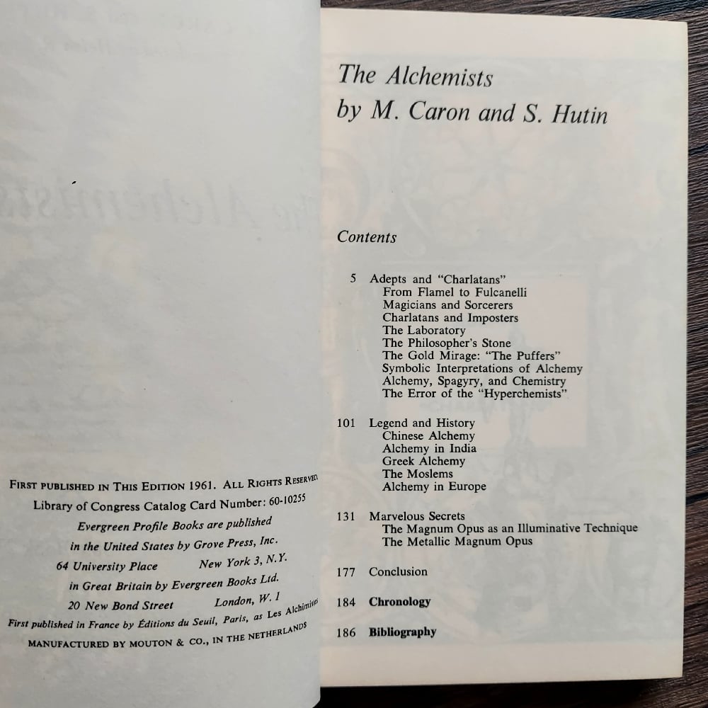The Alchemists, by M. Caron & S, Hutin