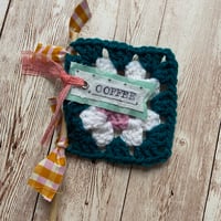 Image 6 of “Lovely” Crocheted Granny Square Flag