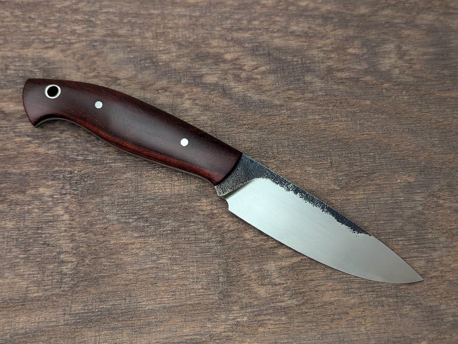Image of Bushcraft knife, Full-tang, Brazilian Cherry 