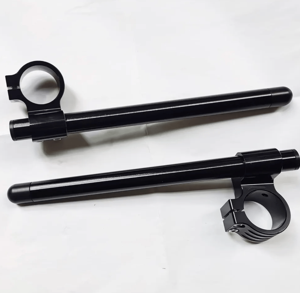 35mm Clip On CNC Adjustable Handkebars w/ 1" Rise 