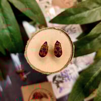 Image 3 of Kolczyki wkrętki z "tramwajarzem" 