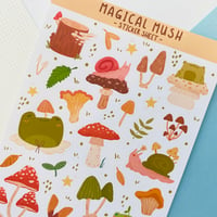 Image 2 of Magical Mush Sticker Sheet