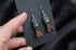 Dead good beetroot stained rabbit bone and moonstone earrings Image 3