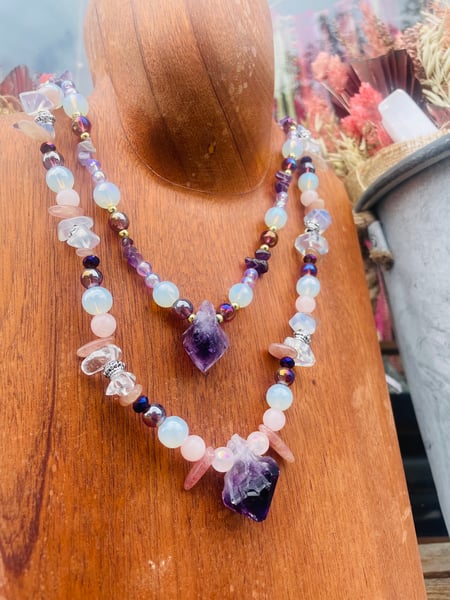 Image of Amethyst prayer beads 