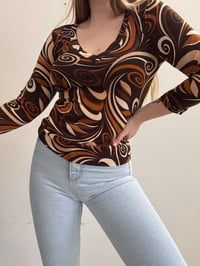 Image 3 of 70s Print shirt // M 