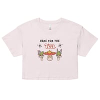 Image 4 of "Here for the Tea" Crop top