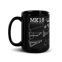 Image 4 of MK18 Black Glossy Mug blueprint 