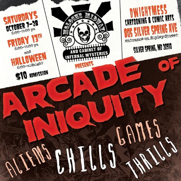 Image of ARCADE of INIQUITY Halloween Group Ticket