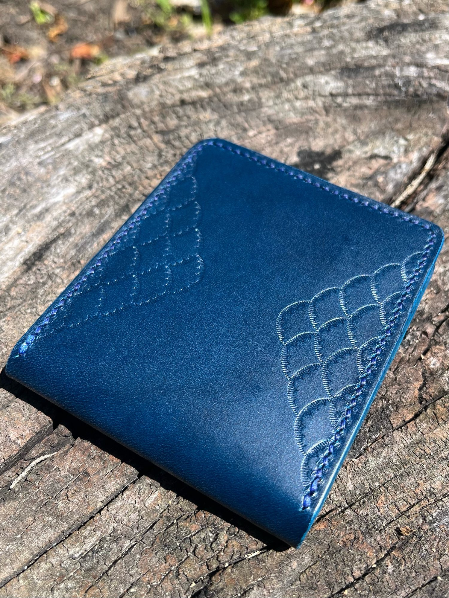 Image of Blue Buttero 8-Pocket Slim Bifold 