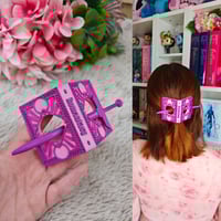 Image 1 of Horquilla Romantasy rosa