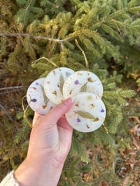 Image 3 of Botanical Ornaments Set of 4