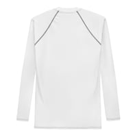 Image 2 of Men's X White Rash Guard Long Sleeve