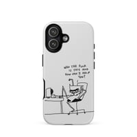 Image 1 of Tough Case for iPhone® who tf