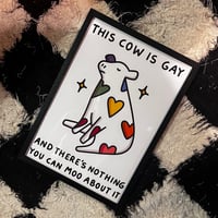 Image 2 of GAY COW PRINT 