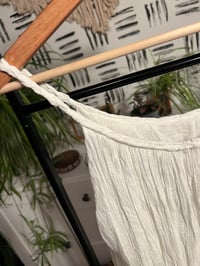 Image 2 of white braided strap top