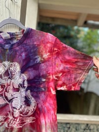 Image 3 of SMALL Be Gay Do Crime Godzilla Tie Dye Shirt H28