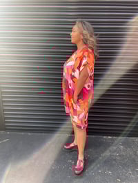 Image 7 of Milano dress with pockets - mixed pattern fabrics