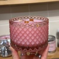 Image 1 of strawberry sweet pea scented candle