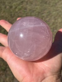 Image 10 of Star Rose Quartz Sphere #2642