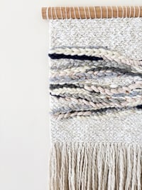 Image 2 of Woven Wall Hanging - Textured & Neutral (large)
