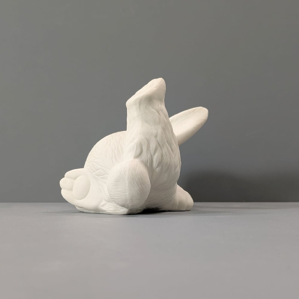 Image of Ceramic Bisque Bunny Rabbit Ready to Paint