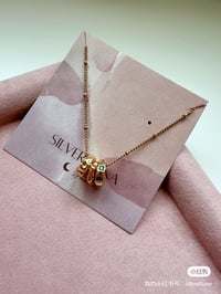 Image 6 of 3 ring necklace 金圈项链