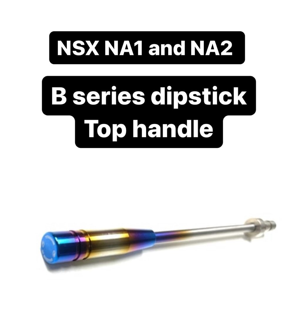 Titanium oil dip stick for Honda