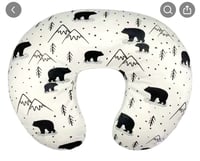 Image 2 of Forest Bear Minky Pillow Cover