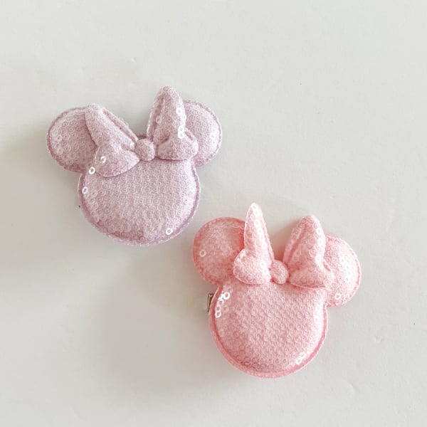 Image of Sequin Minnie Hair Clips