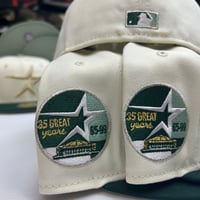 Image 3 of New Era 59Fifty Chrome Dark Green Gold