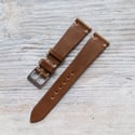 20mm Horween Shell Cordovan Strap - Bourbon