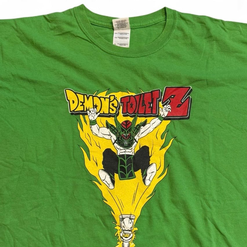 Image of 2000s Dragon Ball Z “Toliet” Parody Graphic Tee (XL)