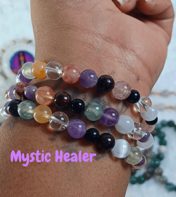 Image of Crystal gemstone bracelets 