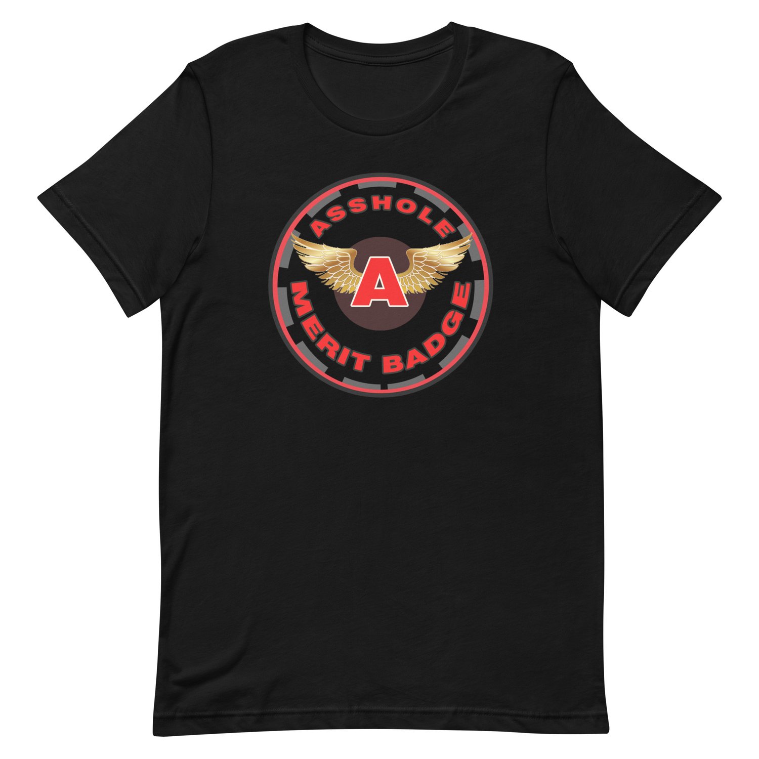 Image of ASS-HOLE merit badge tee shirt