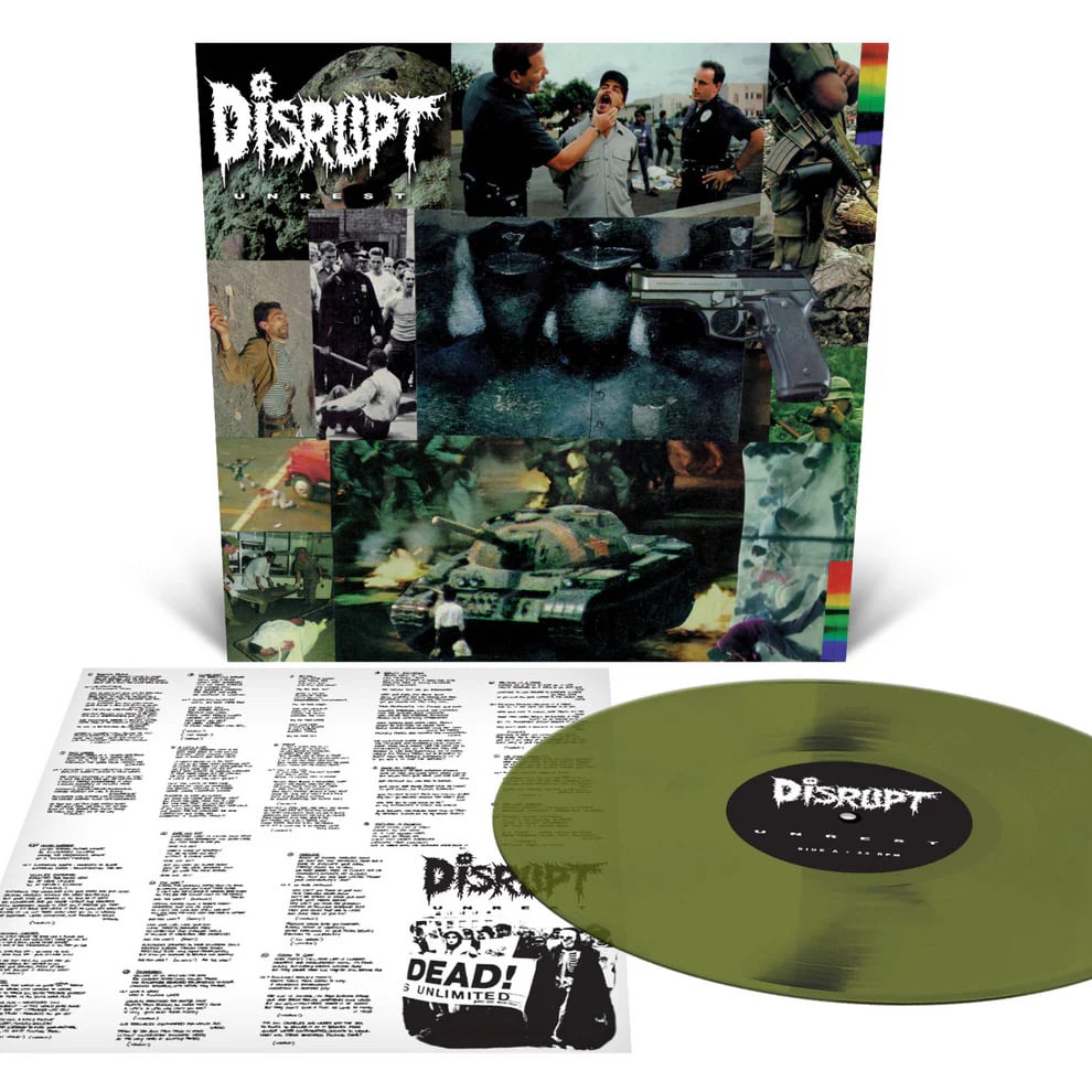 Disrupt - “Unrest” LP (Swamp Green)