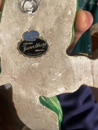 Image 4 of Midcentury Chalkware Parrot