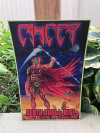 Image 3 of (MUST GO TRACKED) Official Cancer - Death Shall Rise Woven Backpatch 