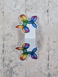 Image 3 of Bright Balloon Dog Magnetic Bookmark