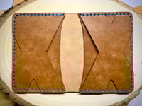 Image 2 of Bi fold card holder - Cognac Italian Pueblo 